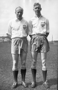 Leppe Ekblom och Frank Söderström 1957. Foto: Bengt Jonsson.